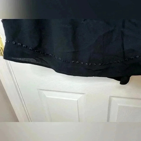 EUC Old Navy Boho Tassel-Tie Swing Top, Size 2X (20/22), Deep Black - Picture 10 of 11